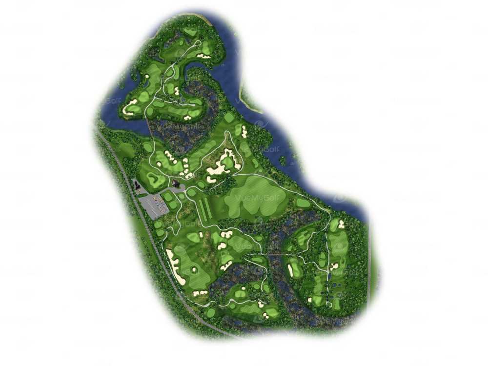 golf course 3d view