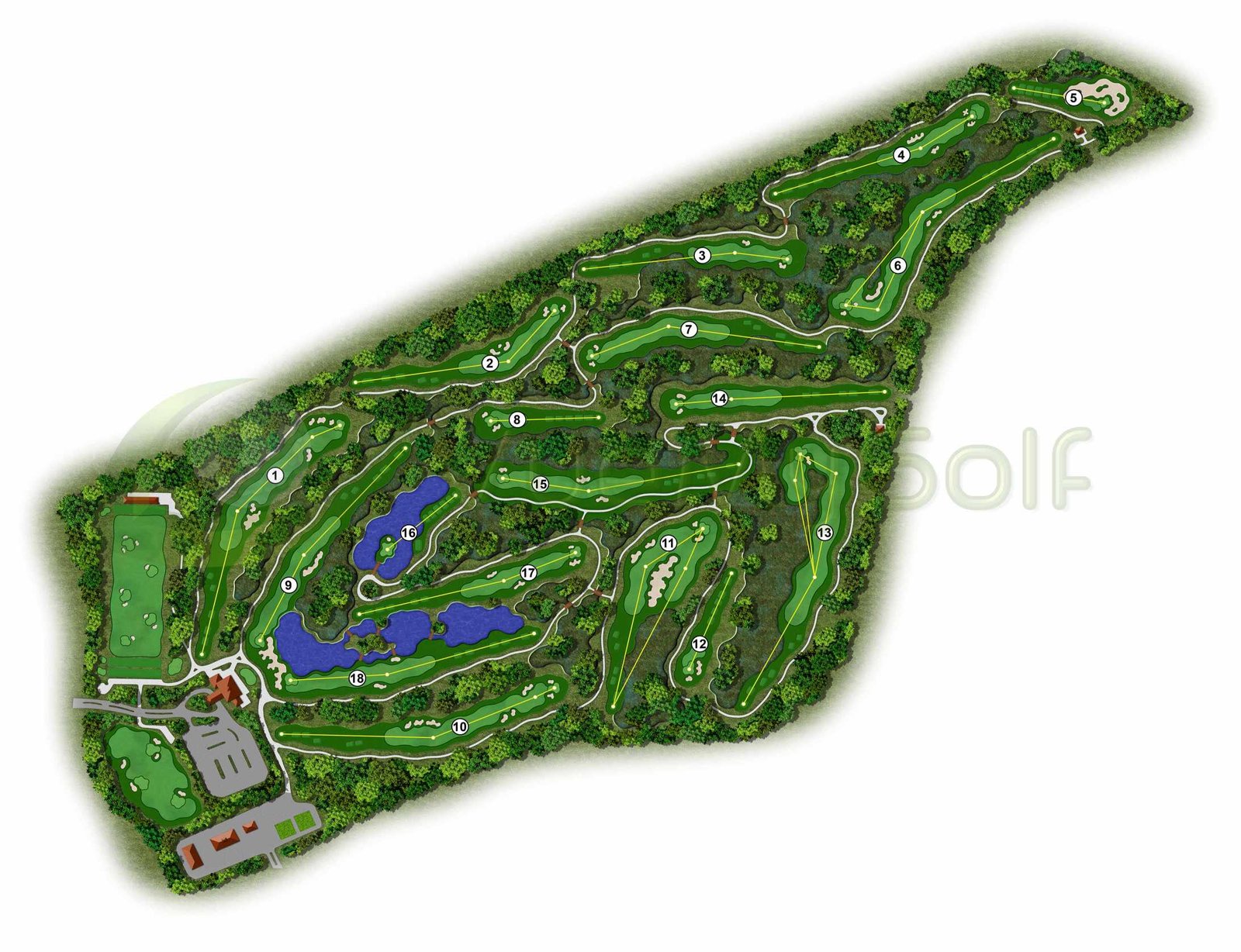golf course mapping