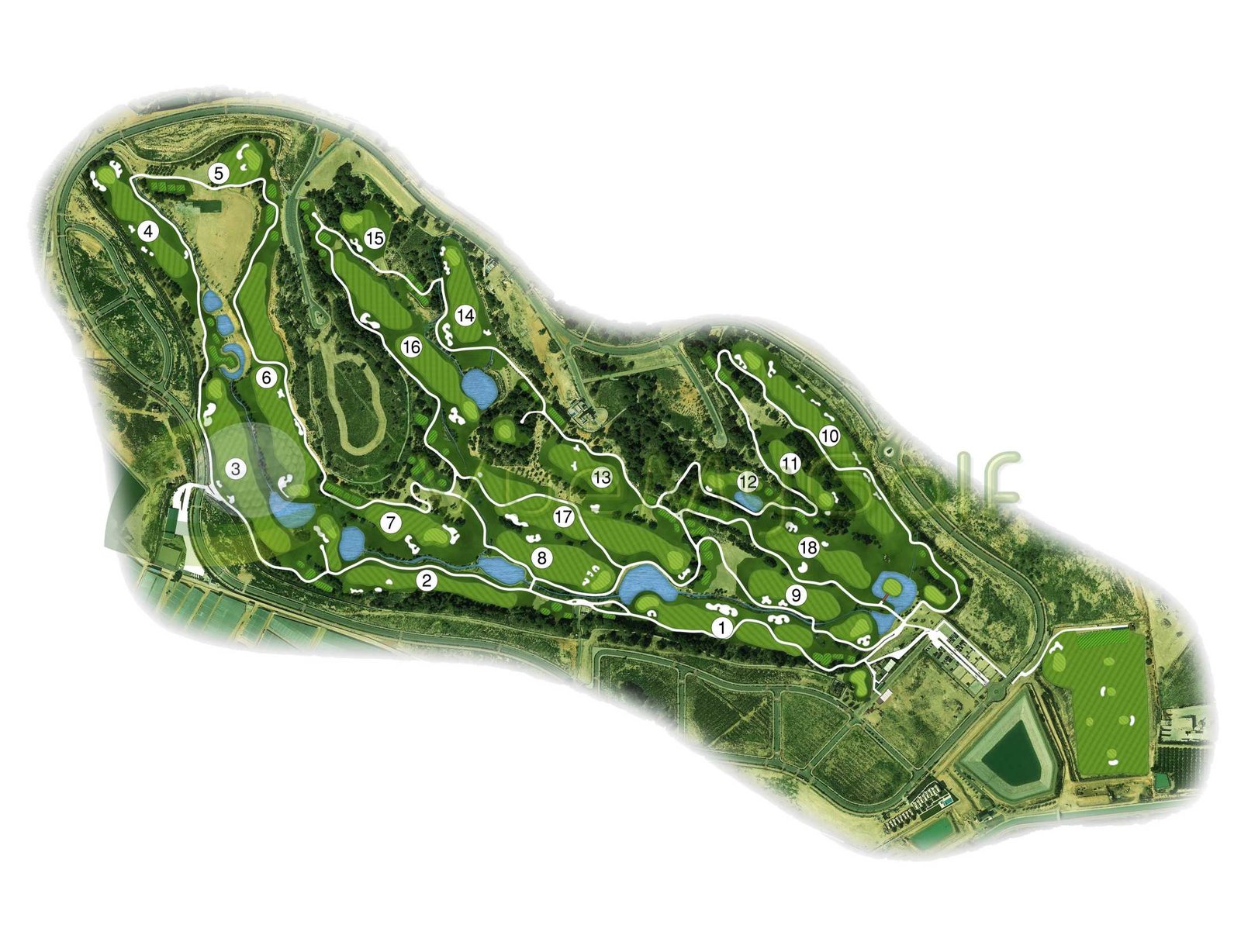 golf course 3d mapping