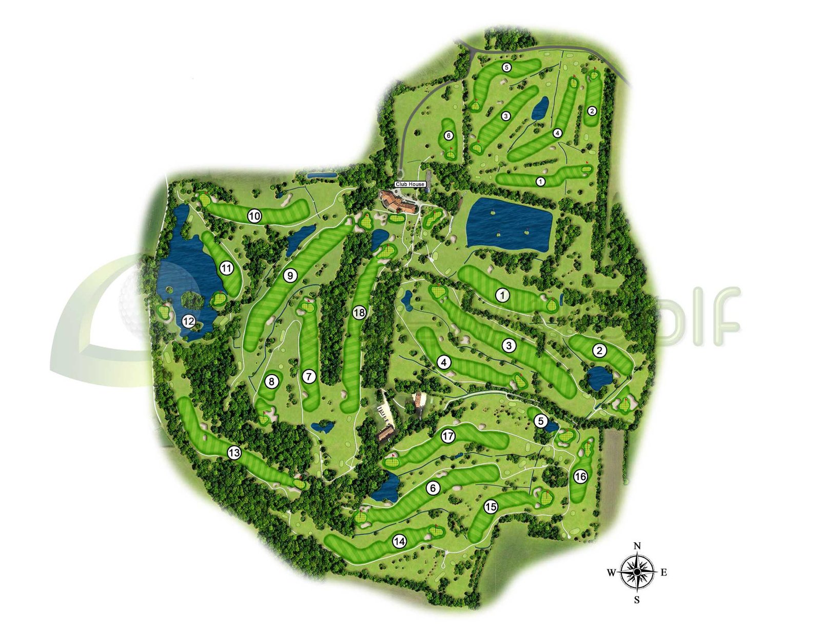golf course map