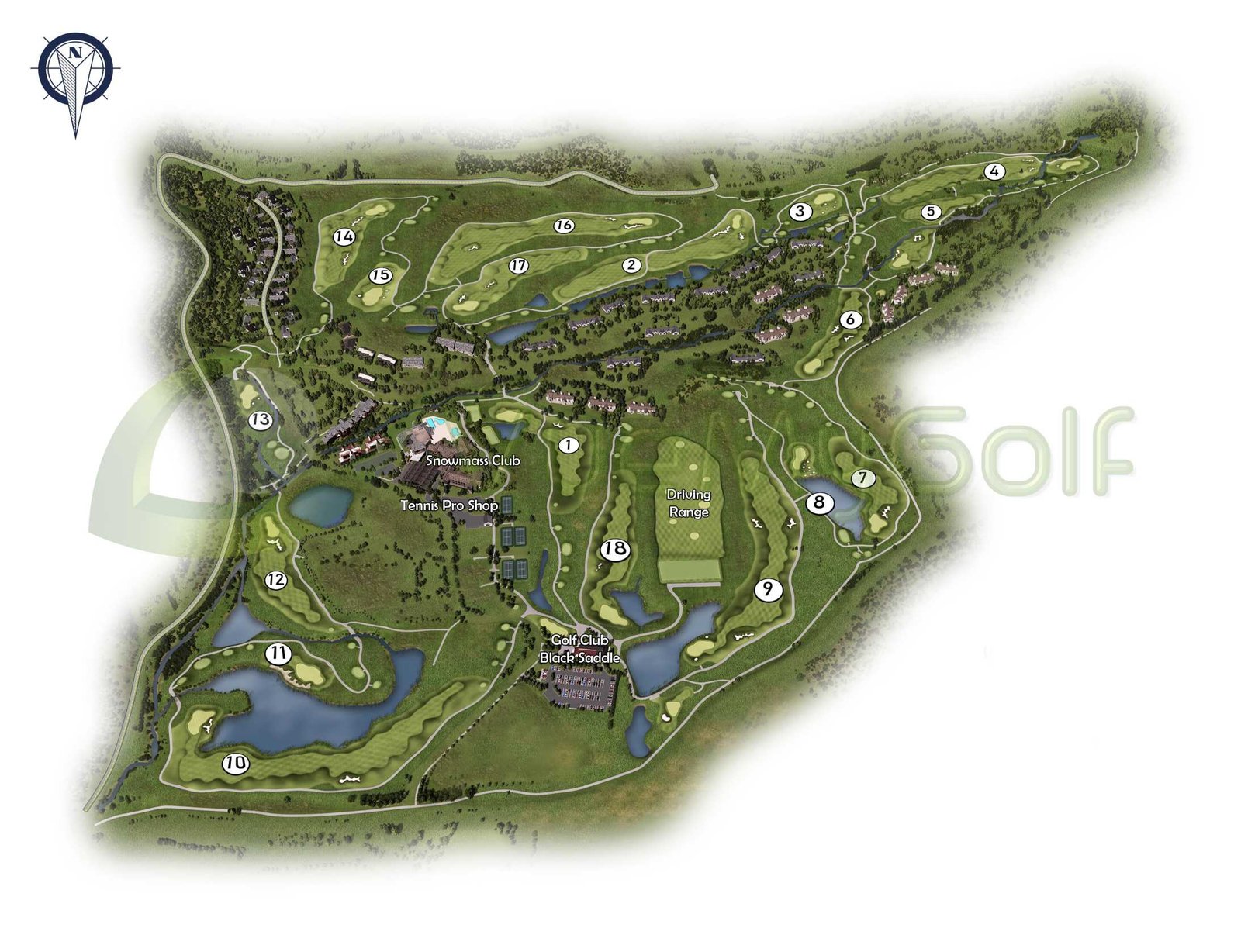 golf course mapping