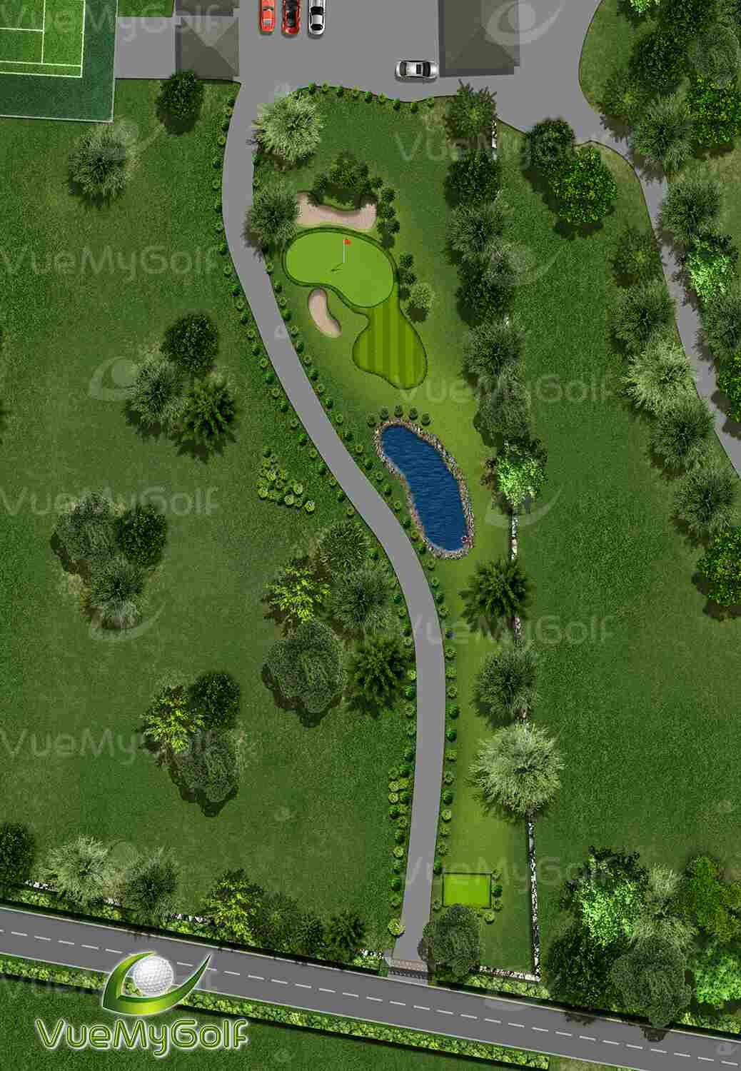 golf course view