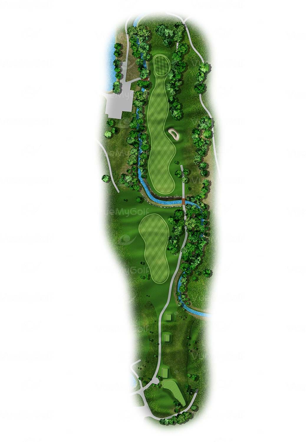 golf arial view