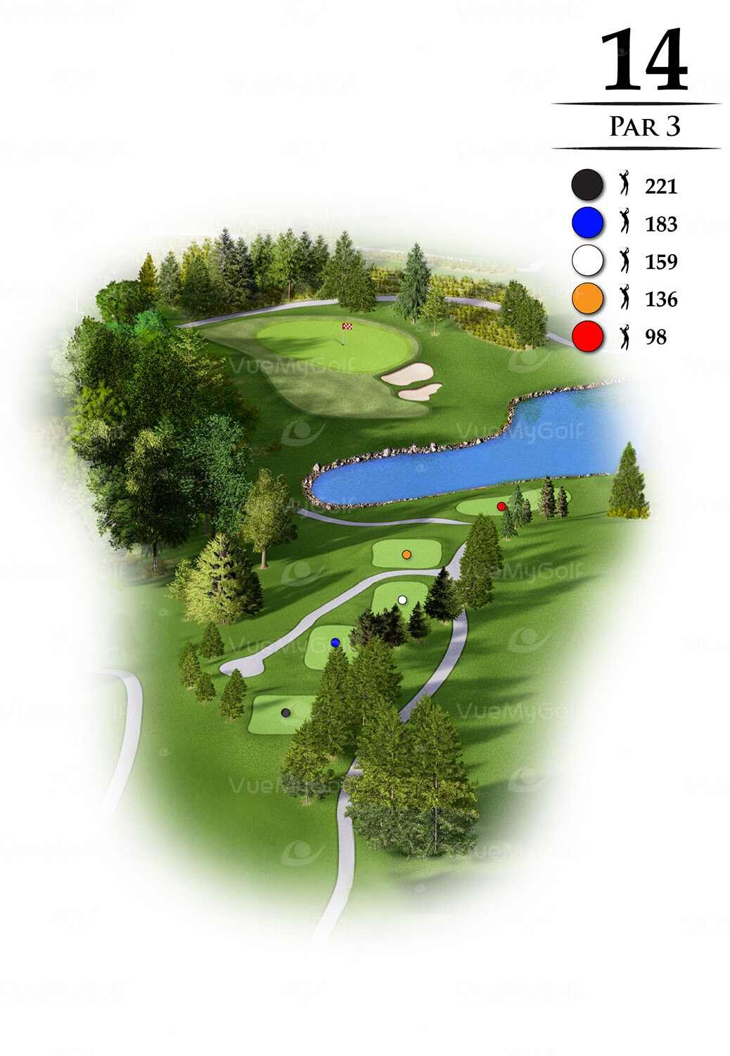 golf course hole