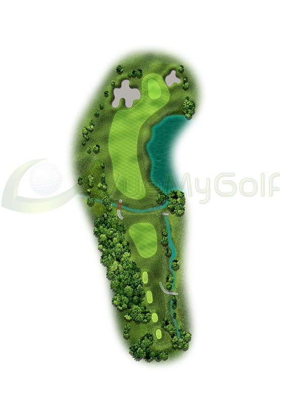 golf aerial view